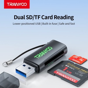 Cititor carduri SD + micro-SD TRANYOO T-EP1 - Img 2