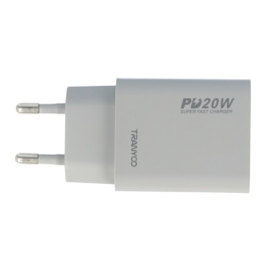 Incarcator retea Fast Charge USB-C 20W TRANYOO T-EU7 - Img 3