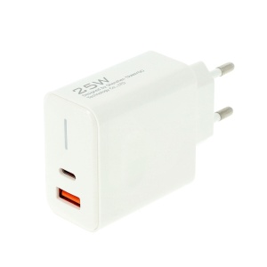 Incarcator retea Fast Charge USB-C + USB-A 25W TRANYOO T-EU6 - Img 4