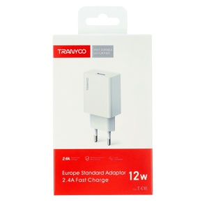 Adaptor priza USB 12W TRANYOO T-C01 - Img 1