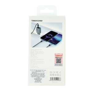 Incarcator retea Super Fast Charge USB-A + USB-C - Type-C 30W TRANYOO T-EU13 C - Img 2