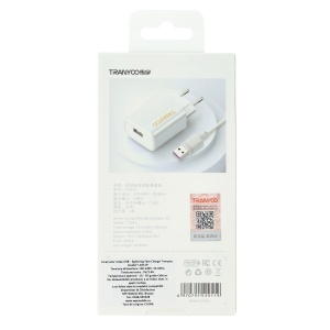 Incarcator retea USB - Lightning 2.4A TRANYOO T-C03 L - Img 2