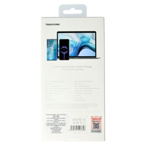 Incarcator retea Fast Charge Type-C - Type-C 45W TRANYOO T-SA7C BLACK - Img 5