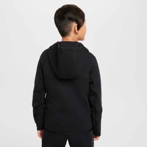 Hanorac Nike Sportswear Tech Fleece Kids Full-Zip Hoodie - Negru - Img 2