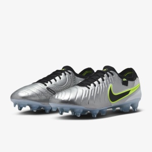 Nike Tiempo Legend 10 Elite SG PRO AC - Argintiu Negru