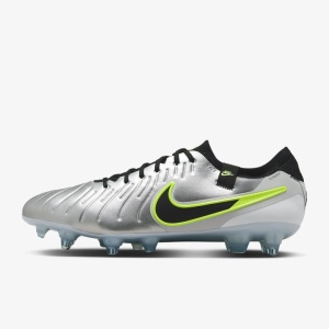 Nike Tiempo Legend 10 Elite SG PRO AC - Argintiu Negru - Img 3