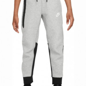 Pantalon Nike Sportswear Tech Fleece Older Kids (Boys') - Negru Gri