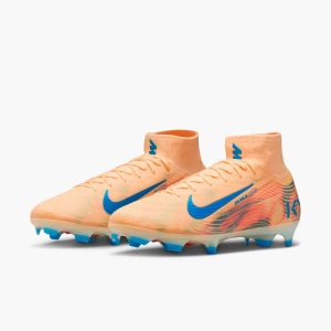 Nike Mercurial Superfly 10 Elite "Kylian Mbappe" FG - Portocaliu Turcoaz
