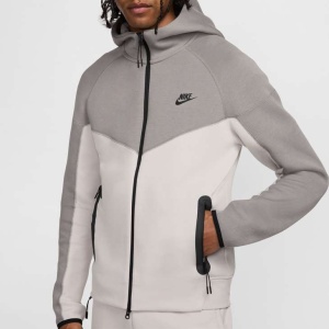 Nike Sportswear Tech Fleece Windrunner Hoodie - Gri - Img 4