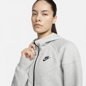 Hanorac Nike Sportswear Tech Fleece Windrunner Women's - Gri - Img 3