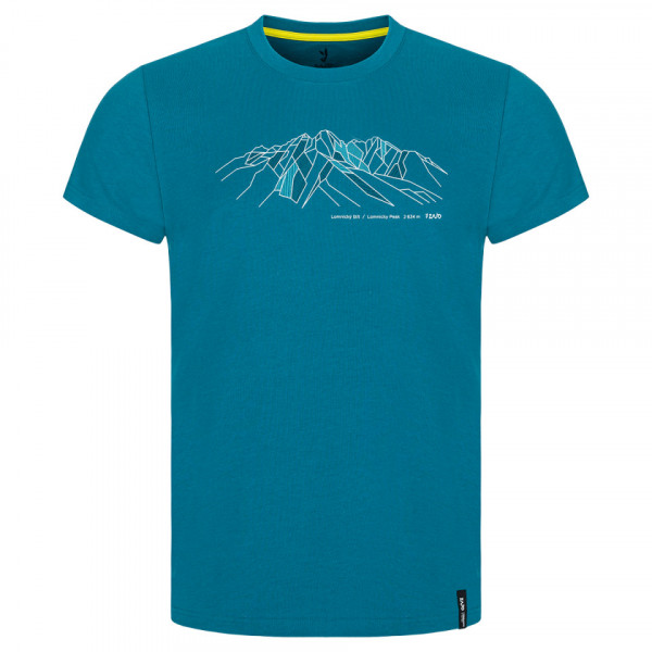 Bormio T-shirt SS Tricou Zajo Teal Mountains