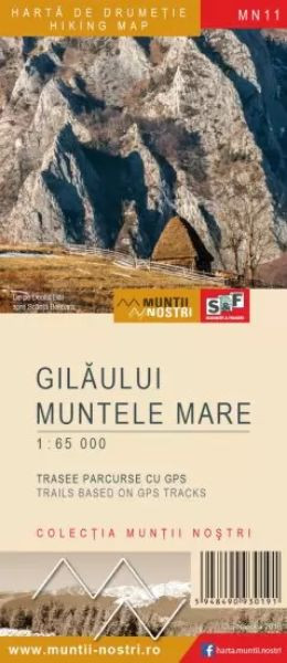 Harta Muntii Gilaului-Muntele Mare