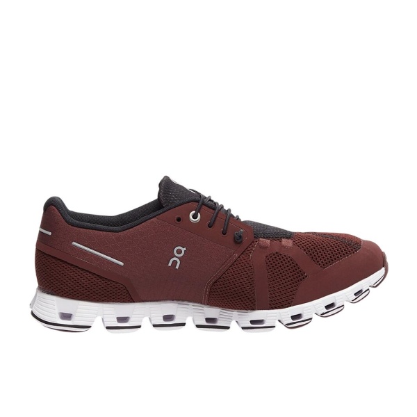 On Cloud - pantofi de alergare pentru barbati - Ox White - visiniu negru alb