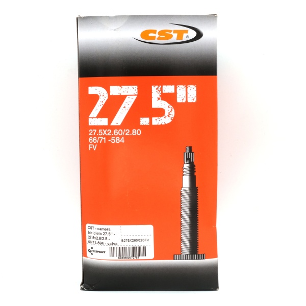 CST - camera bicicleta 27.5" - 27.5x2.6/2.8 - 66/71-584 - valva presta FV 35mm
