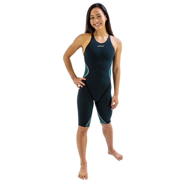 Finis - Costum inot tehnic pentru fete sau femei - Rival 2.0 Open Back Kneeskin - albastru