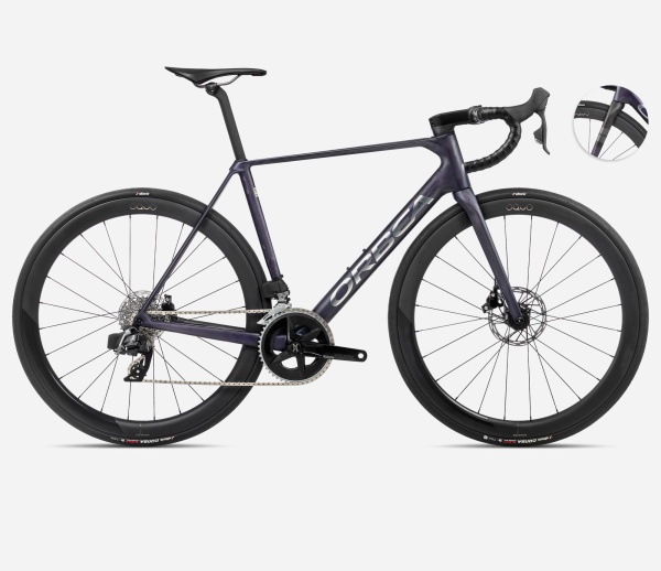 Orbea ORCA M31eLTD PWR Tanzanite (Matt) - Carbon Raw (Matt) - măsura 47 - bicicletă șosea racing