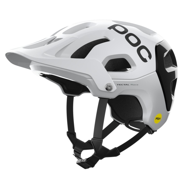 POC - casca MTB - Tectal Race Mips - Hydrogen White I Uranium Black
