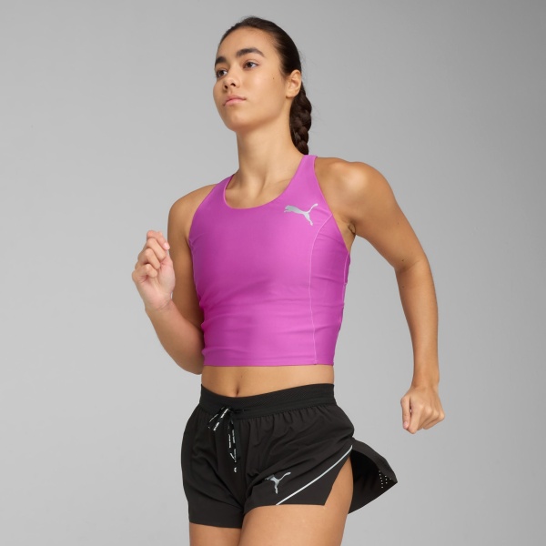 Puma - top tehnic - W Raceday Ultraform Crop - Wild Berry