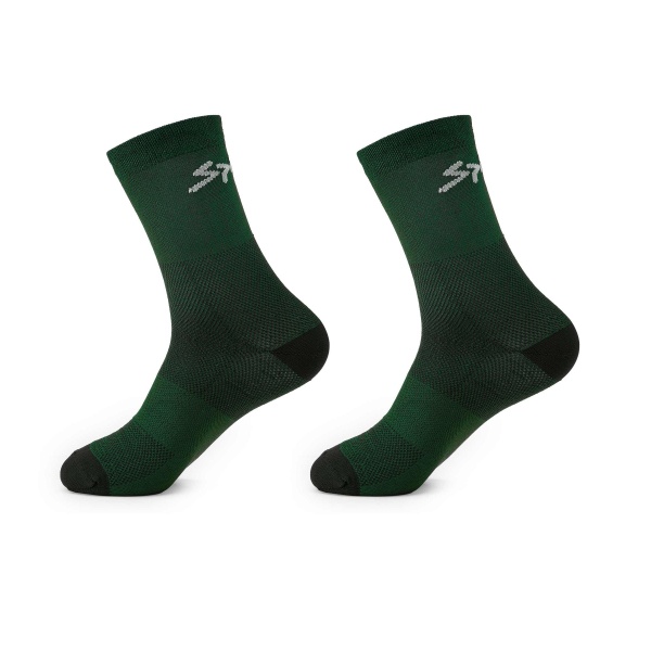 Spiuk - Set sosete ciclism medii ANATOMIC medium long 2 socks pack - verde