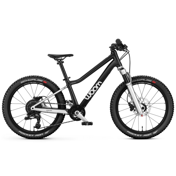 Woom 4 OFF AIR - generatia 2 - bicicleta copii 20" - negru