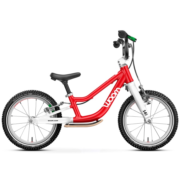 Bicicleta copii Woom 1 Go Plus cu roti 14" rosu Woom Red