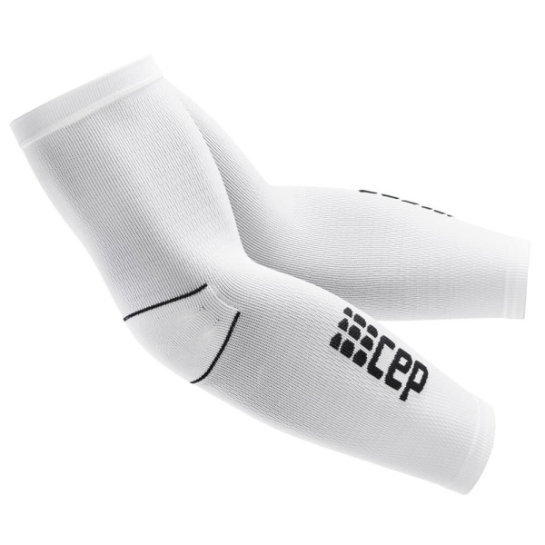 CEP - compresie brate - Compression Arm Sleeves - White I Black