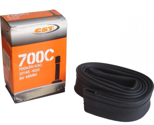 CST - camera bicicleta 28", 700x35/43C - 37/45-622 - valva auto SV 48mm