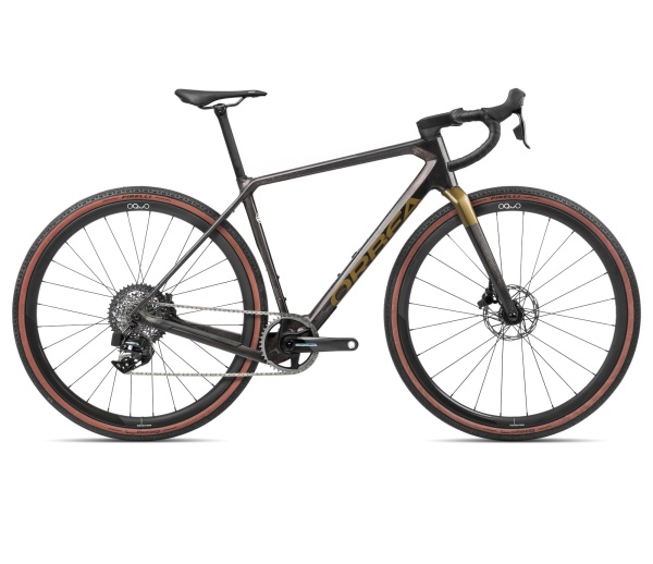 Orbea TERRA M21eTEAM 1X Cosmic Carbon View - Metallic Olive Green (Gloss) - măsura XS - bicicletă gravel