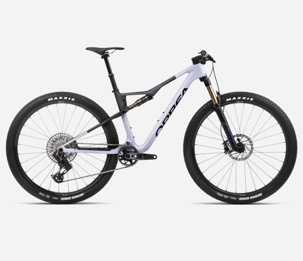 Orbea OIZ M-TEAM AXS Digital Lavender (Gloss)- Carbon Raw (Matt) - măsura L - bicicletă MTB XC full suspension