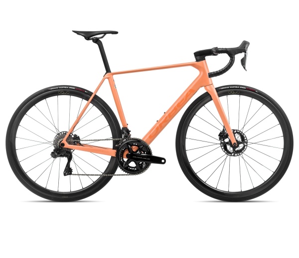Orbea ORCA M10iLTD PWR Orange Cloud (Matt) - Stone Blue (Matt-Gloss) - bicicletă șosea racing