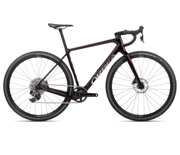 Orbea TERRA M31eTEAM 1X Wine Red Carbon View - măsura XS - bicicletă gravel