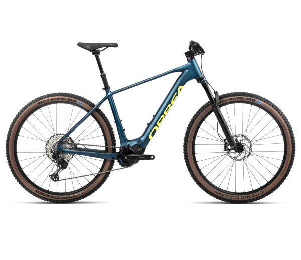 Orbea URRUN 10 Borealis Blue (Matt)- Luminous Yellow (Gloss) - măsura M - bicicletă electrică MTB hardtail