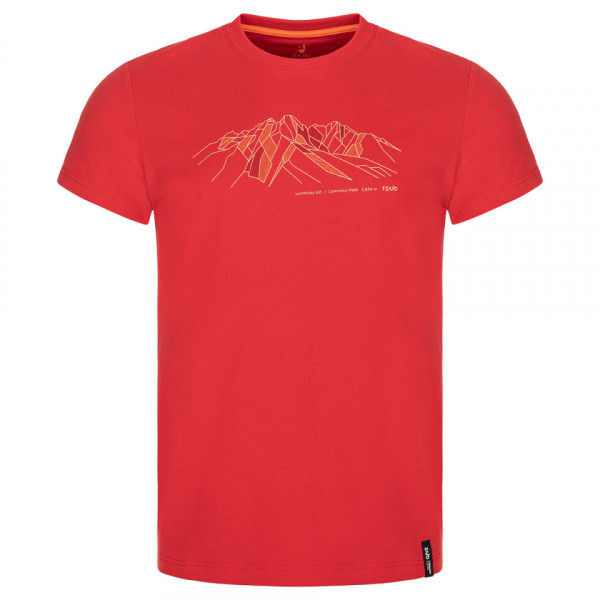 Bormio T-shirt SS Tricou Zajo Racing Red Mountains