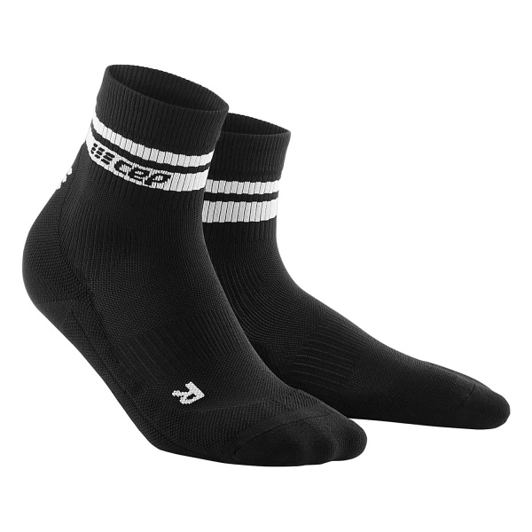 CEP - Sosete medii compresie 18cm pentru femei Mid Cut 80s - negru alb