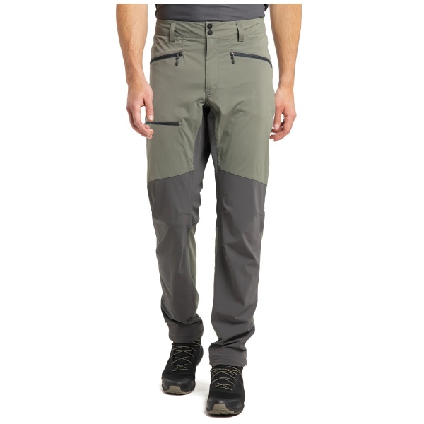 Haglofs - Pantaloni drumetie barbati Lite Flex pants - verde army beluga gri inchis magnetita