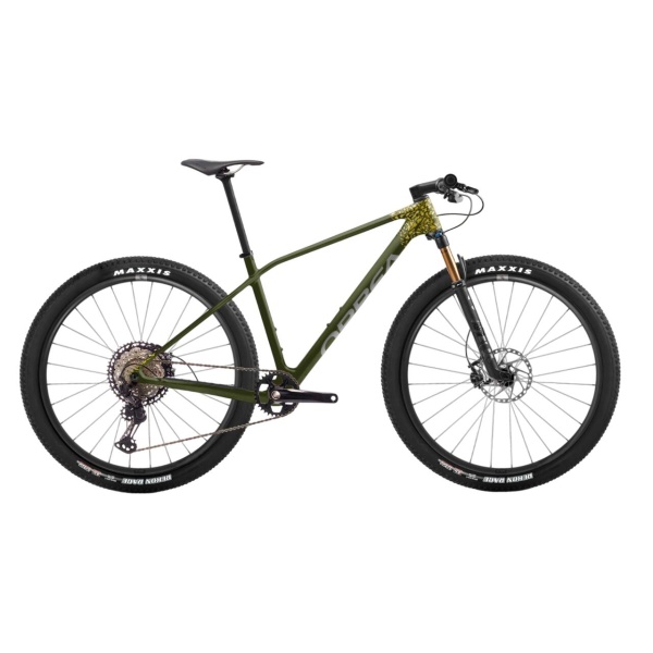 Orbea Alma M-Pro 2022 - bicicleta MTB hardtail XC 29" - MyO custom verde military - auriu