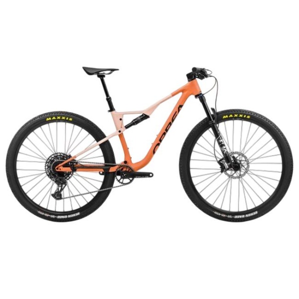 Orbea OIZ H20 Apricot Orange-Limestone Beige - bicicletă MTB XC full suspension