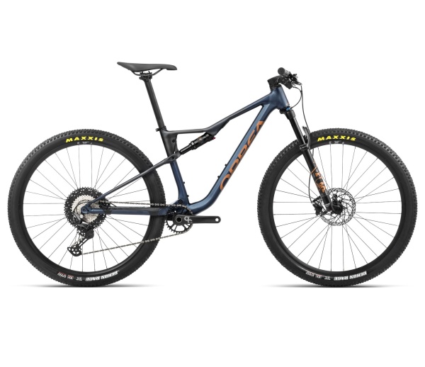 Orbea OIZ H30 Moondust Blue-Leo Orange (Matt) - măsura S - bicicletă MTB XC full suspension