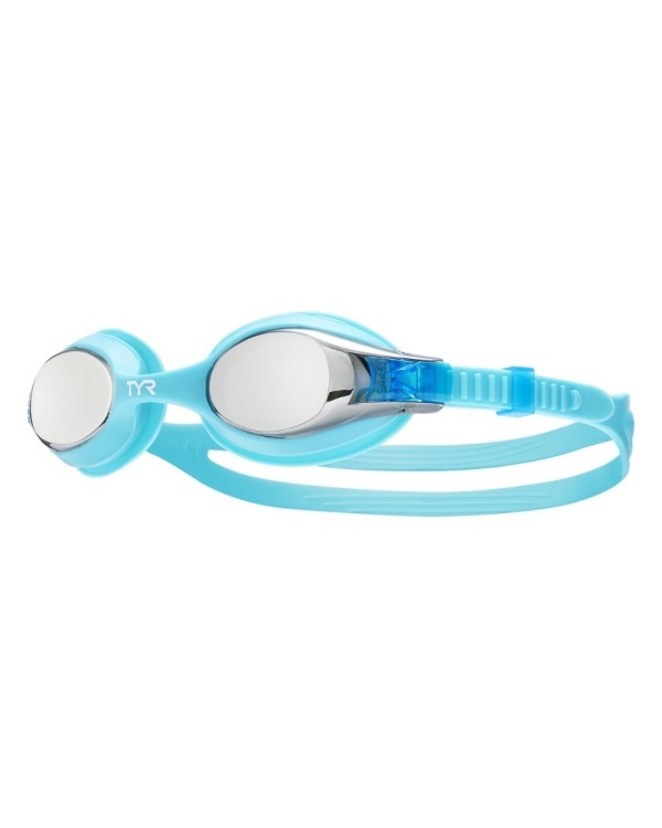TYR - ochelari inot copii - SWIMPLE Goggles Mirrored - argintiu | albastru