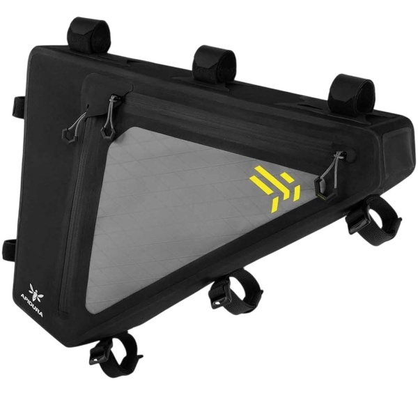 Apidura - geanta cadru bicicleta Backcountry2.0 Full Frame Pack 6 litri - negru gri galben