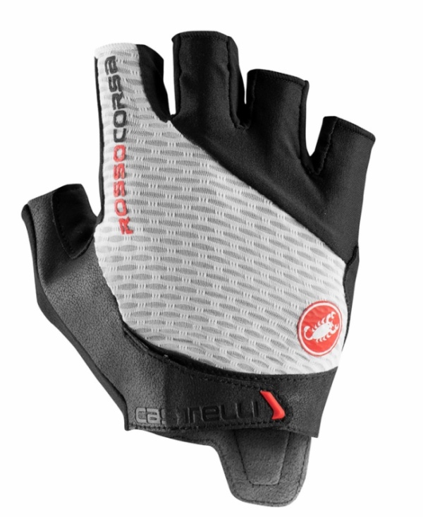 Manusi Castelli Rosso Corsa PRO V Alb/Negru S