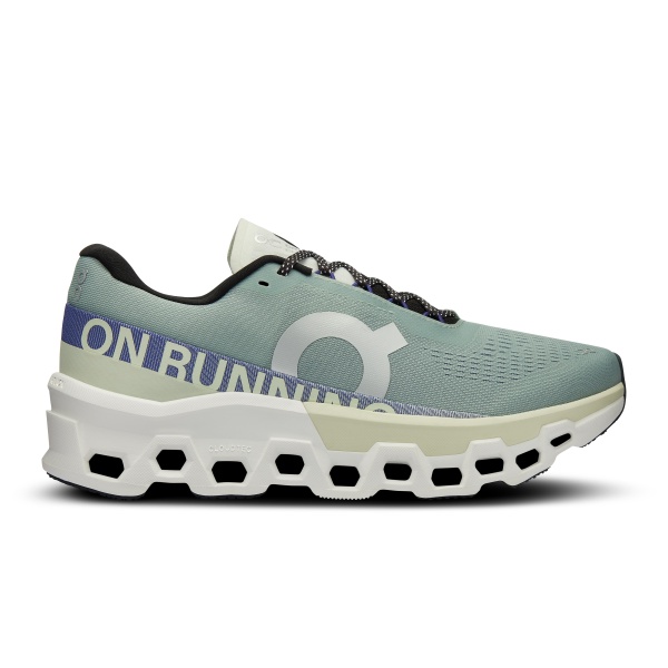 On Cloudmonster 2 - pantofi alergare pentru barbati - gri albastru verde deschis Mineral | Aloe