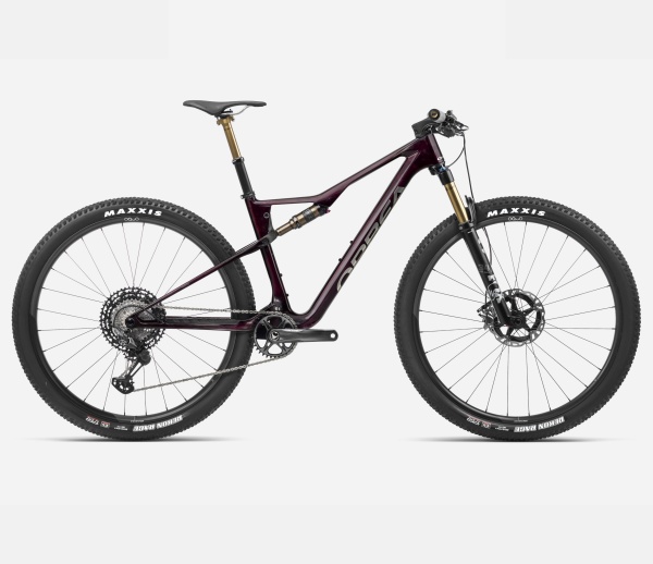 Orbea OIZ M-TEAM XTR Wine Red Carbon View - Titan (Gloss) - măsura S - bicicletă MTB XC full suspension