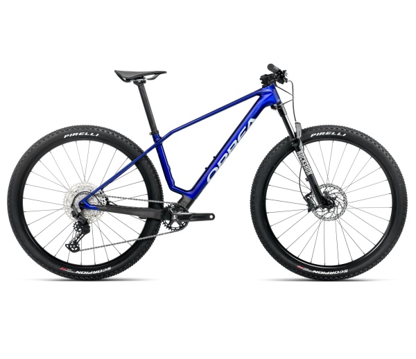 Bicicletă MTB XC hardtail Orbea ALMA M50 - Cobalt Blue (Gloss) | Carbon Raw (Matt)
