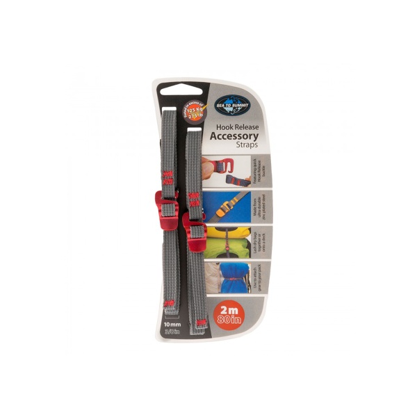 CHINGA COMPRESIE HOOK RELEASE ACCESSORY STRAP 10MM - 2.0M RED