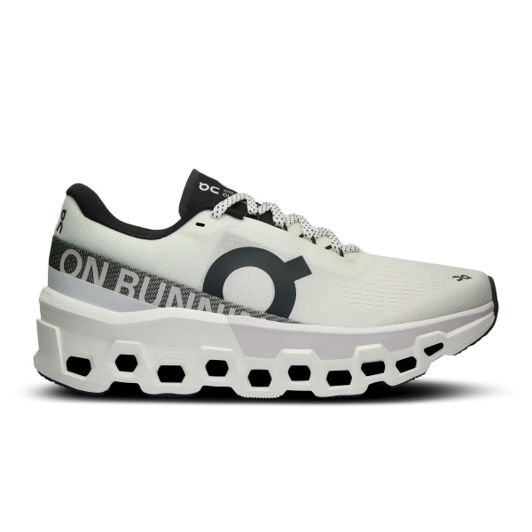On Cloudmonster 2 - pantofi alergare pentru femei - Alb negru White | Frost