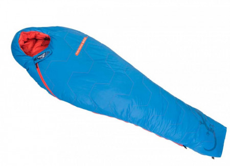 Sac de dormit cu puf Freetime Micropak 800D (3/-2/-18°C) - Blue/red