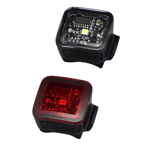 Specialized - set lumini Bicicleta fata si spate (far + stop), Flash Combo, USB, 1 LED - negru