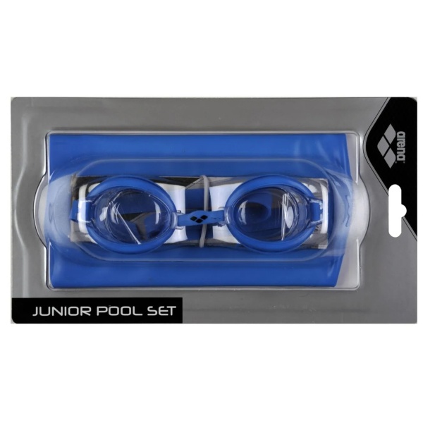 Arena - set ochelari inot si casca pentru copii - Pool Set Jr - Blue