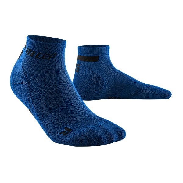CEP - sosete compresie scurte femei The Run W Socks Low Cut - albastru negru